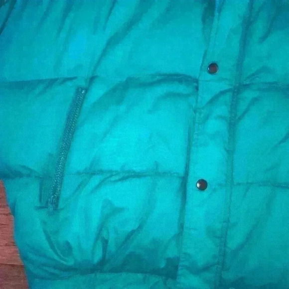 PUFFER JACKET Gray Duck Down and Feather filled Vintage Size XL - Picture 7 of 13